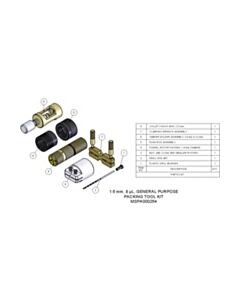 Agilent Technologies Packing Tool Kit, 1.6 mm, 8 µL. Complete packing tool kit including funnel, clamping wrench kit and tamper holder assembly