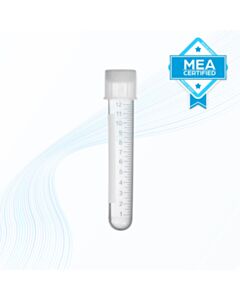 MTC Bio Sample Tube, MEA Tested, 14 mL, 17x100 mm, PS, w/ Cap, Graduated, Sterile, 40 Bags of 25 Tubes, 1000/cs
