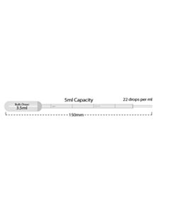 MTC Bio 5mL Large Bulb sterile, Indiv Wrap