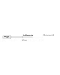 MTC Bio Transfer Pipette, 1.5 mL, Small Bulb, Extended Tip, Sterile, Individually Wrapped, 500/Cs