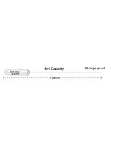 MTC Bio Transfer Pipette, 4 mL, Sterile, Peel Packs Of 20, 500/Cs