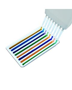 MTC Bio Multichannel Solution Reservoir, 8-Channel, 48 mL, holds up to 8 reagents, (8 x 6.0mL), Sterile, 10/CS