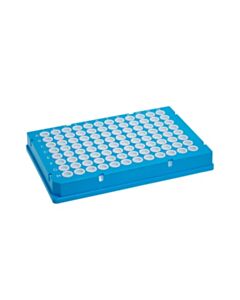 MTC Bio PC/PP PCR plate, full skirt, wht well, 10/CS