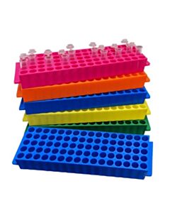 MTC Bio Tube Rack, 80 x 1.5/2.0 mL, Red, 10/CS