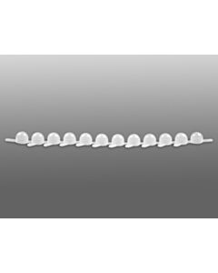 Corning Axygen 96 Well Polyethylene Cluster Tube 12-Cap Strips, Nonsterile, 400/CS