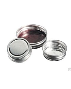 Qorpak 1-1/4" Metal Alpha Screw Cap With Pulp/Aluminum Foil Liner