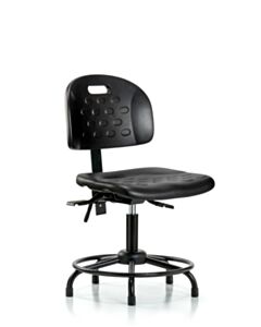 Neta ECOM Handle Polyurethane Desk Height Chair - Round Tube Base Tilt