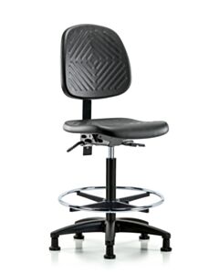 Neta ECOM Polyurethane High Bench Height Chair - Medium Back Nylon Base