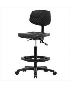 Neta ECOM Polyurethane High Bench Height Chair - Nylon Base Black Foot