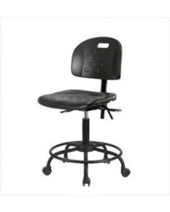 Neta ECOM Handle Polyurethane Medium Bench Height Chair - Round Tube Base