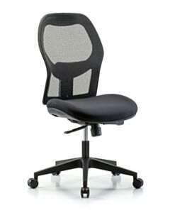 Neta ECOM Executive Mesh Desk Height Chair - Nylon Base Casters Black