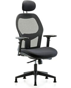Neta ECOM Executive Mesh Desk Height Chair - Nylon Base Head Rest