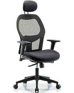 Neta ECOM Windrowed Executive Mesh Back Chair, Weight Capacity: 300 lb