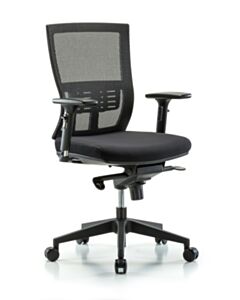 Neta ECOM Modern Mesh Desk Height Chair - Nylon Base Knee Bend