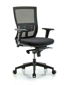 Neta ECOM Modern Mesh Desk Height Chair - Nylon Base Knee Bend