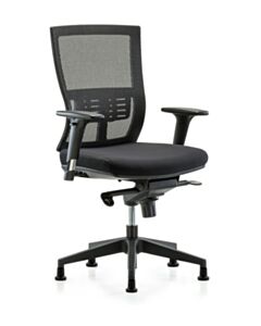 Neta ECOM Modern Mesh Desk Height Chair - Nylon Base Knee Bend