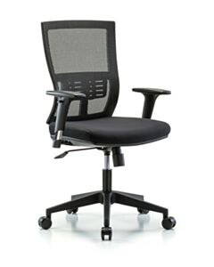 Neta ECOM Modern Mesh Desk Height Chair - Nylon Base Arms Casters