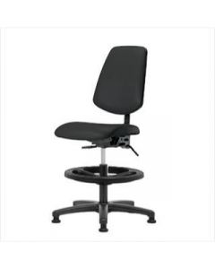 Neta ECOM Vinyl Medium Bench Height Chair - Medium Back Nylon Base