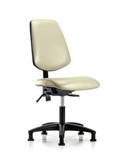 Neta ECOM Vinyl Desk Height Chair - Medium Back Nylon Base Tilt