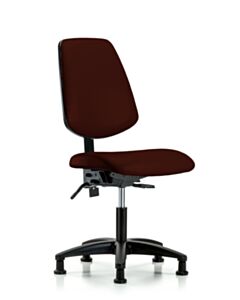 Neta ECOM Vinyl Desk Height Chair - Medium Back Nylon Base Tilt