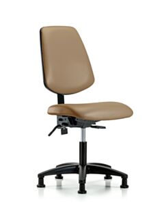 Neta ECOM Vinyl Desk Height Chair - Medium Back Nylon Base Tilt
