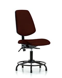 Neta ECOM Vinyl Desk Height Chair - Medium Back Round Tube Base