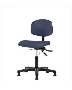 Neta ECOM Vinyl Desk Height Chair - Nylon Base Tilt Glides Imperial