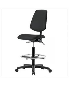 Neta ECOM Vinyl High Bench Height Chair - Medium Back Nylon Base