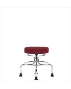 Neta ECOM Vinyl Screw Lift - Chrome Base, Glides, Burgundy Vinyl