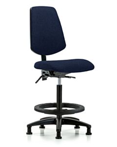 Neta ECOM Fabric High Bench Height Chair - Medium Back Nylon Base