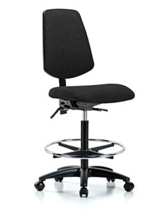 Neta ECOM Fabric High Bench Height Chair - Medium Back Nylon Base