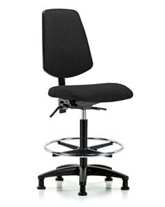 Neta ECOM Fabric High Bench Height Chair - Medium Back Nylon Base