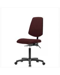 Neta ECOM Fabric Medium Bench Height Chair - Medium Back, Nylon Base