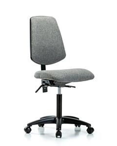 Neta ECOM Fabric Medium Bench Height Chair - Medium Back Nylon Base