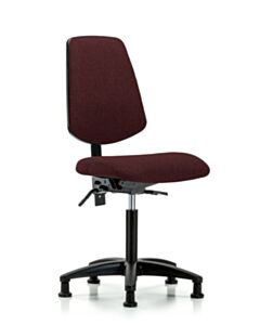 Neta ECOM Fabric Medium Bench Height Chair - Medium Back Nylon Base