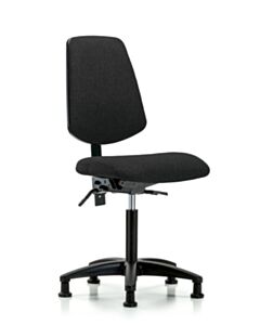 Neta ECOM Fabric Medium Bench Height Chair - Medium Back Nylon Base
