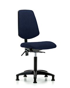 Neta ECOM Fabric Medium Bench Height Chair - Medium Back Nylon Base