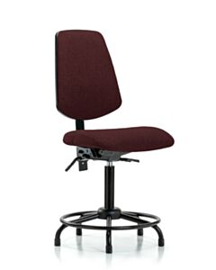 Neta ECOM Fabric Medium Bench Height Chair - Medium Back Round Tube