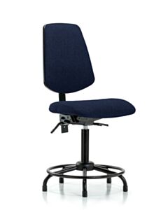 Neta ECOM Fabric Medium Bench Height Chair - Medium Back Round Tube