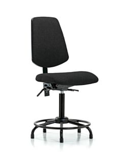 Neta ECOM Fabric Medium Bench Height Chair - Medium Back Round Tube