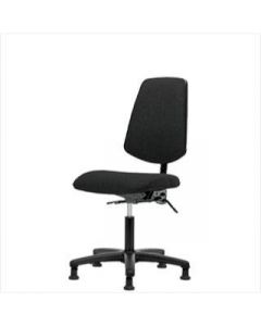 Neta ECOM Fabric Desk Height Chair - Medium Back, Nylon Base Glides