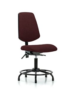 Neta ECOM Fabric Desk Height Chair - Medium Back Round Tube Base