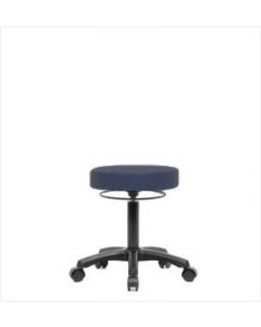 Neta ECOM Vinyl Desk Height Mini Stool - Nylon Base, Casters, Imperial