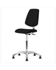 Neta ECOM Esd/Clean Room Vinyl Medium Bench Height Chair - Medium Back