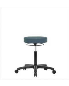 Neta ECOM Vinyl Medium Bench Height Stool - Nylon Base, Casters, Colonial