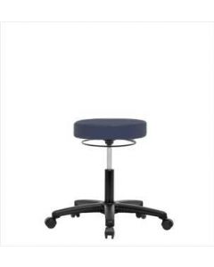Neta ECOM Vinyl Desk Height Stool - Nylon Base, Casters, Imperial Vinyl