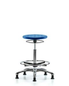 Neta ECOM Class 10 Clean Room Industrial Blue Polyurethane High Bench Height