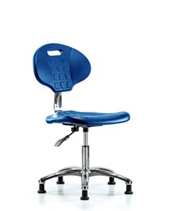 Neta ECOM Class 10 Clean Room Core Industrial Blue Polyurethane Desk Height