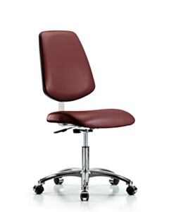 Neta ECOM Class 10 Clean Room Vinyl Desk Height Chair