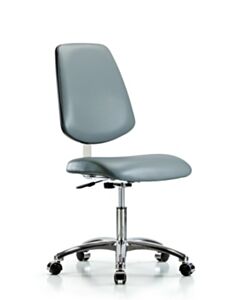 Neta ECOM Class 10 Clean Room Vinyl Desk Height Chair